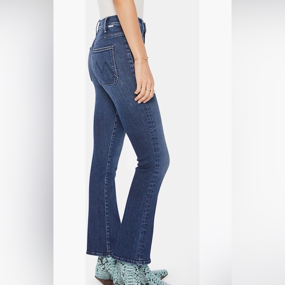 MOTHER Dark Blue Flare Jeans